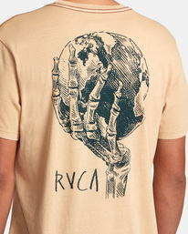 6 Doomsday Tee Beige AVYZT01264 RVCA