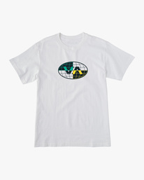 0 Global Inc Slub Tee White AVYZT01279 RVCA