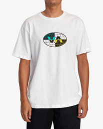 1 Global Inc Slub Tee White AVYZT01279 RVCA