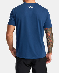 2 Icon Tee Blue AVYZT01365 RVCA