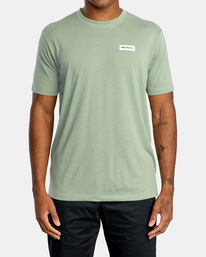 2 Icon Tee Green AVYZT01365 RVCA