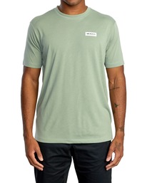4 Icon Tee Green AVYZT01365 RVCA