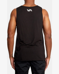 4 Icon Tank Top Black AVYZT01366 RVCA