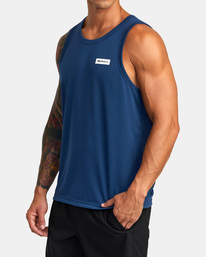 3 Icon Tank Top Blue AVYZT01366 RVCA