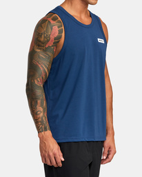 4 Icon Tank Top Blue AVYZT01366 RVCA