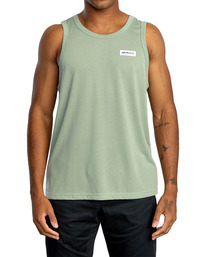 4 Icon Tank Top Green AVYZT01366 RVCA