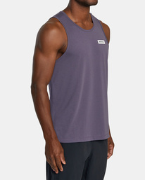 3 Icon Tank Top Black AVYZT01366 RVCA