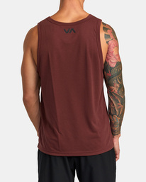 2 Icon Tank Top Brown AVYZT01366 RVCA
