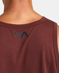 6 Icon Tank Top Brown AVYZT01366 RVCA