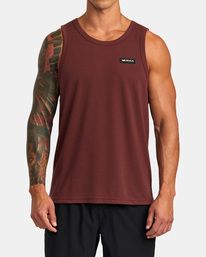 1 Icon Tank Top Brown AVYZT01366 RVCA