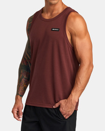 3 Icon Tank Top Brown AVYZT01366 RVCA