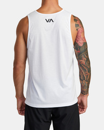 4 Icon Tank Top White AVYZT01366 RVCA