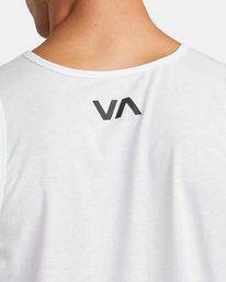 9 Icon Tank Top White AVYZT01366 RVCA