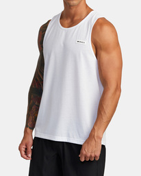 5 Icon Tank Top White AVYZT01366 RVCA
