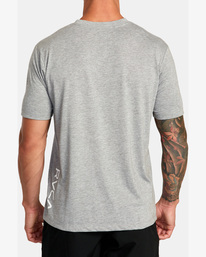 2 RVCA 2X Tee Grey AVYZT01368 RVCA