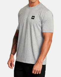 3 RVCA 2X Tee Grey AVYZT01368 RVCA