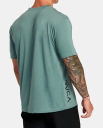 7 RVCA 2X Tee Blue AVYZT01368 RVCA