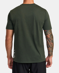 2 RVCA 2X Tee Brown AVYZT01368 RVCA