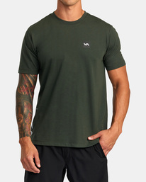 1 RVCA 2X Tee Brown AVYZT01368 RVCA