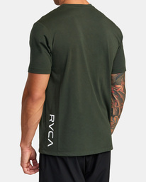 4 RVCA 2X Tee Brown AVYZT01368 RVCA