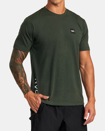 5 RVCA 2X Tee Brown AVYZT01368 RVCA