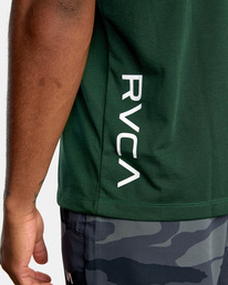 8 RVCA 2X Tee Green AVYZT01368 RVCA