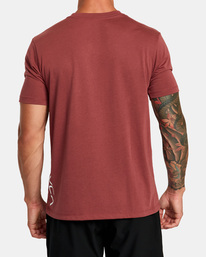 2 RVCA 2X Tee Red AVYZT01368 RVCA