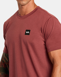 6 RVCA 2X Tee Red AVYZT01368 RVCA