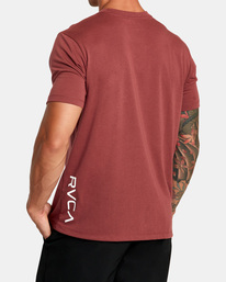 4 RVCA 2X Tee Red AVYZT01368 RVCA