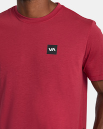 4 RVCA 2X Tee Red AVYZT01368 RVCA