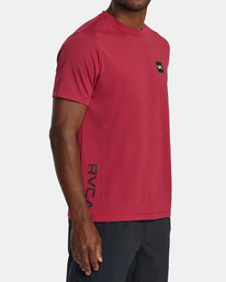 3 RVCA 2X Tee Red AVYZT01368 RVCA
