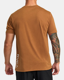 2 RVCA 2X Tee Brown AVYZT01368 RVCA
