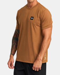 3 RVCA 2X Tee Brown AVYZT01368 RVCA