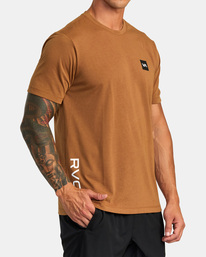 4 RVCA 2X Tee Brown AVYZT01368 RVCA