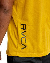 9 RVCA 2X Tee Yellow AVYZT01368 RVCA