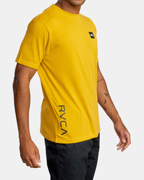 6 RVCA 2X Tee Yellow AVYZT01368 RVCA