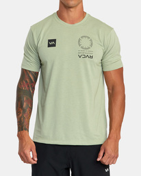 3 VA Mark Tee Green AVYZT01369 RVCA