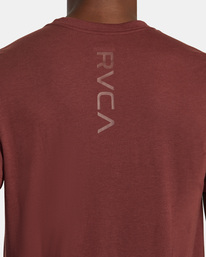 6 VA Mark Tee Red AVYZT01369 RVCA