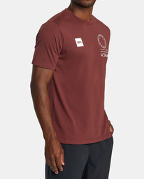 3 VA Mark Tee Red AVYZT01369 RVCA