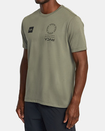 2 VA Mark Tee Beige AVYZT01369 RVCA