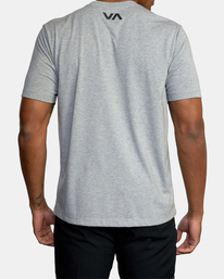 4 VA RVCA Blur Tee Grey AVYZT01370 RVCA