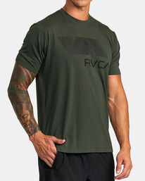 4 VA Sport Blur - T-shirt pour Homme Marron AVYZT01370 RVCA