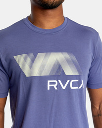 8 VA RVCA Blur Tee Purple AVYZT01370 RVCA