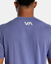 9 VA RVCA Blur Tee Purple AVYZT01370 RVCA