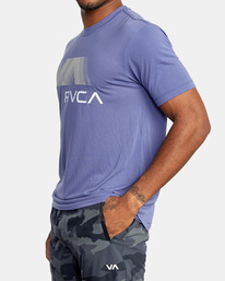 7 VA RVCA Blur Tee Purple AVYZT01370 RVCA
