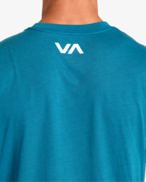 6 VA RVCA Blur Tee Green AVYZT01370 RVCA