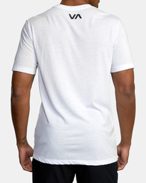 5 VA RVCA Blur Tee White AVYZT01370 RVCA