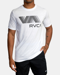4 VA RVCA Blur Tee White AVYZT01370 RVCA