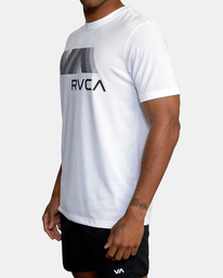 6 VA RVCA Blur Tee White AVYZT01370 RVCA