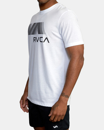 8 VA RVCA Blur Tee White AVYZT01370 RVCA